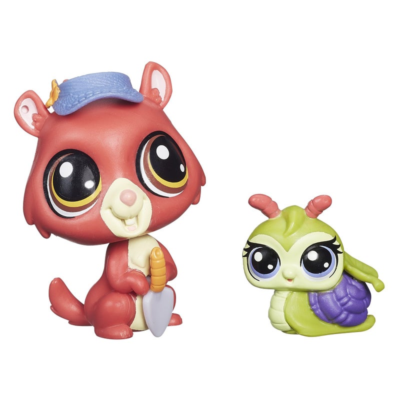 Littlest Pet Shop Pet Pawsabilities Eunice Greenley and Pacer Landon Doll - Image 1